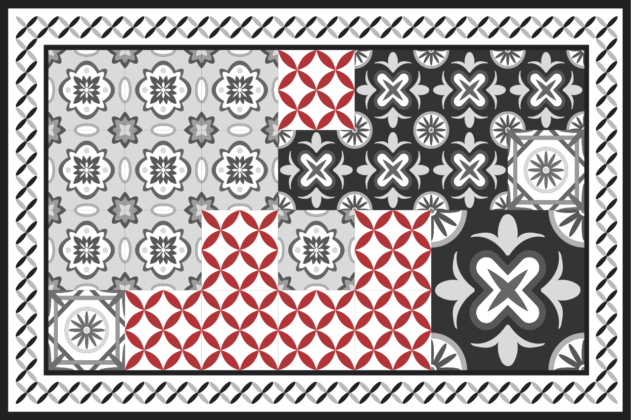 Elegáns textúrált felület tányéralátétek struktúra - TenStickers