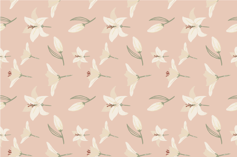 Virágos tányéralátétek karácsony - TenStickers