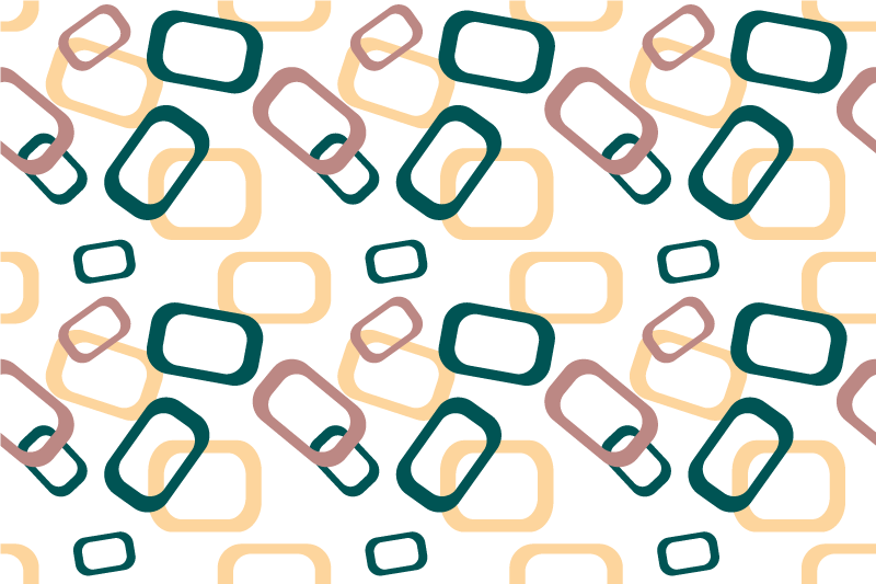 Absztrakt szabálytalan formák eredeti alátétek - TenStickers