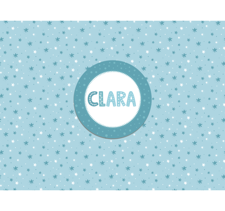 Csillagok minta óvoda fototapéta - TenStickers