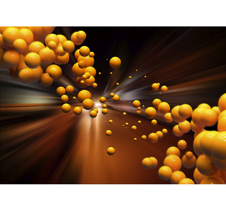 Vibráló gömbrobbanás 3d hatású fototapéta - TenStickers