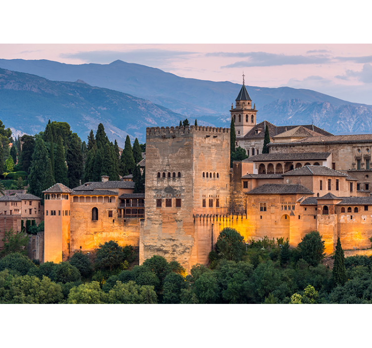 Alhambra de granada falfestmény - TenStickers