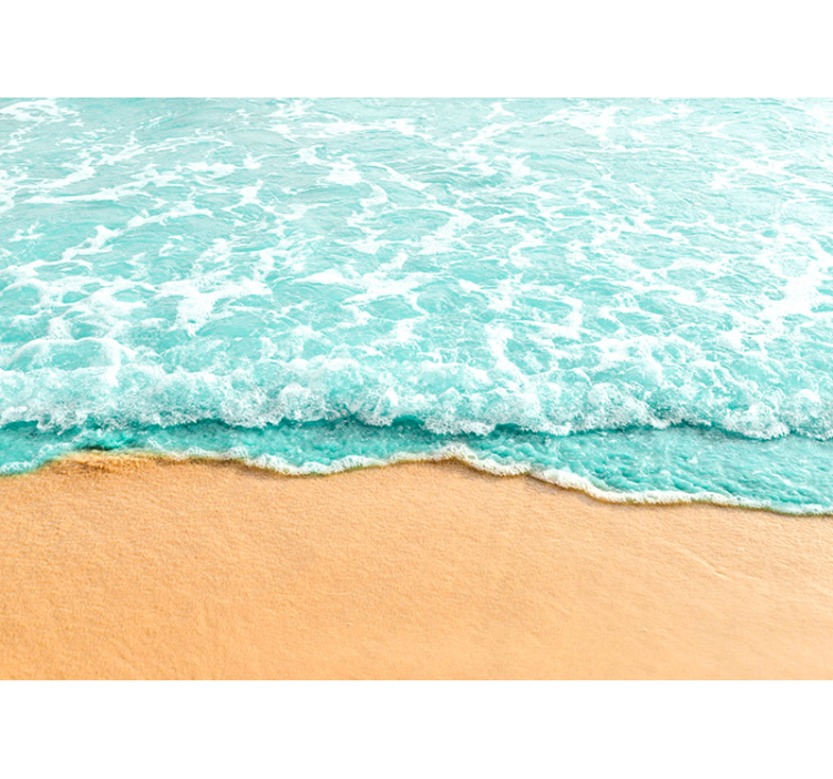 3d hullámok a tenger falfestménye - TenStickers