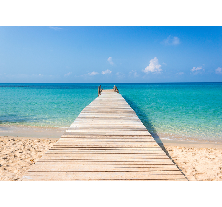 A tengerparti tengeri falfestményen - TenStickers