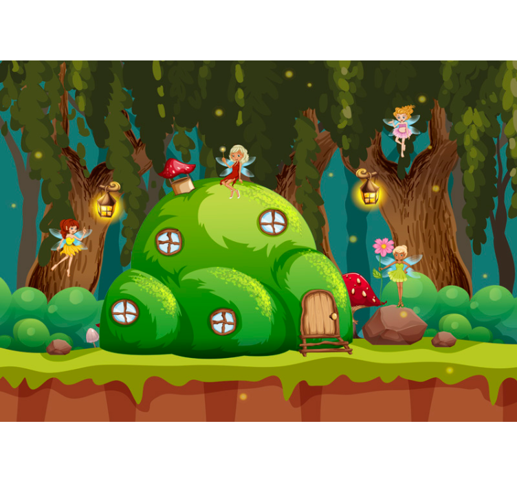 Gyerekek fototapéta tündérek világa - TenStickers