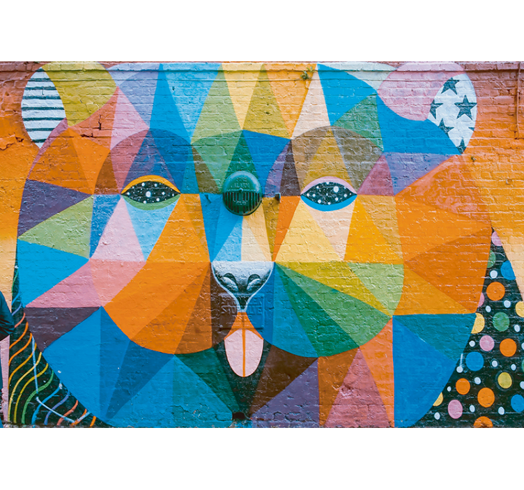 Törzsi graffiti városi művészet falfestmény - TenStickers