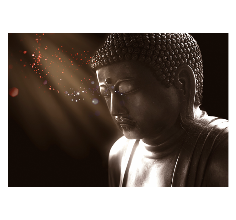 Meditáló buddha zen fotófestmény - TenStickers