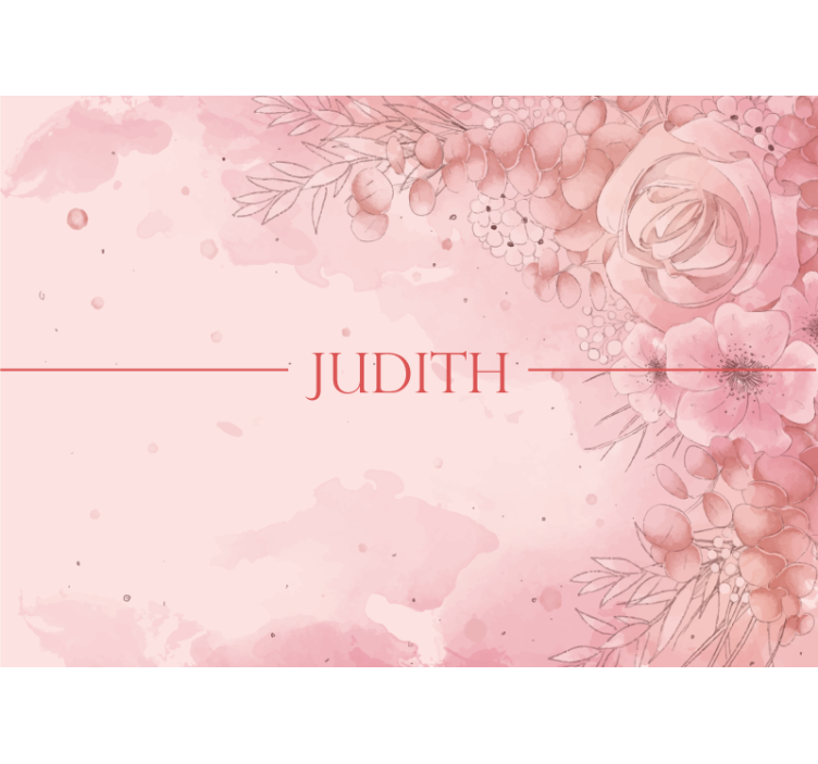 Személyre szabott virág falfestmények - TenStickers