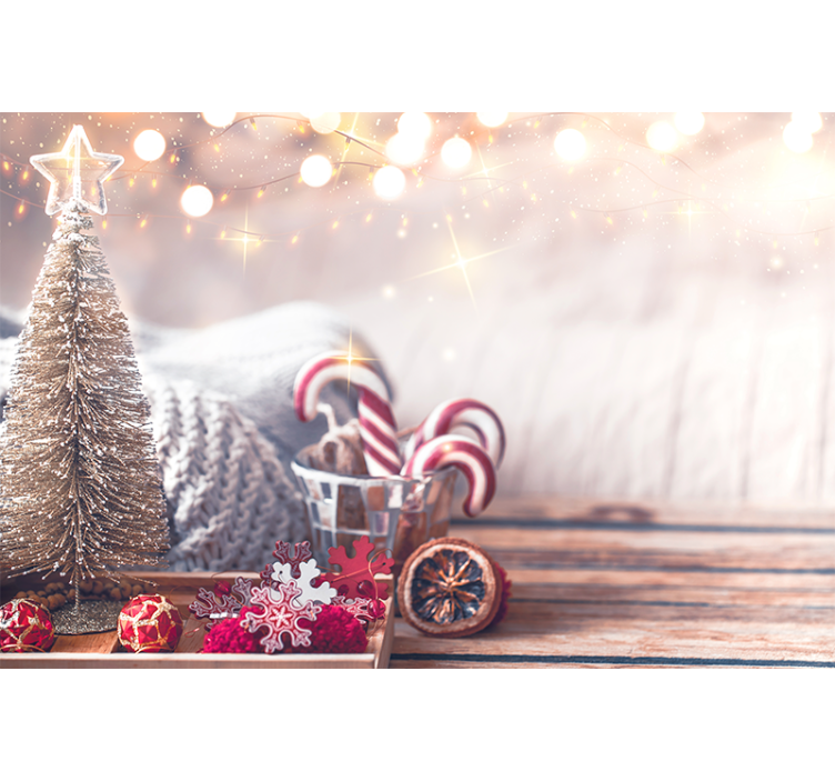 Vidám ünnepi hangulat Karácsonyi falfestmények - TenStickers