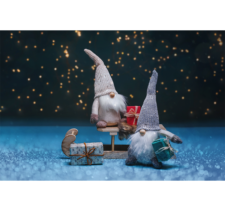 Karácsonyi falfestmények Ünnepi tündér gála - TenStickers