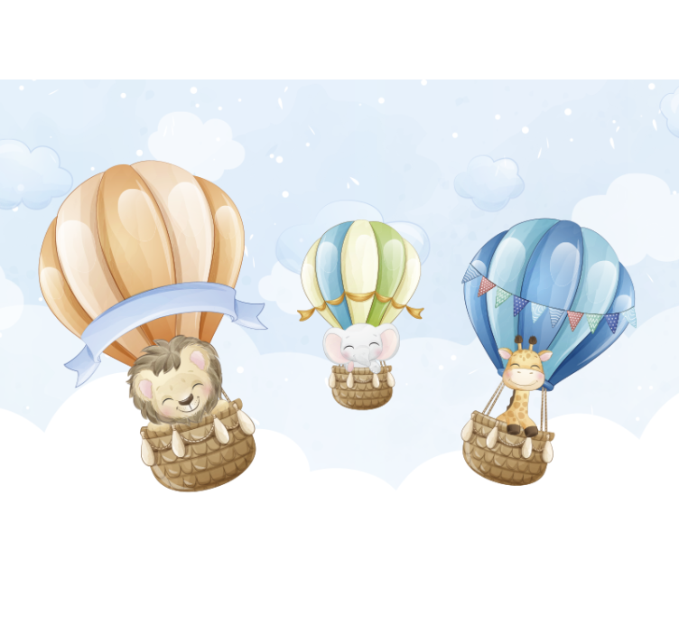 Állati falfestmények léggömbökkel - TenStickers