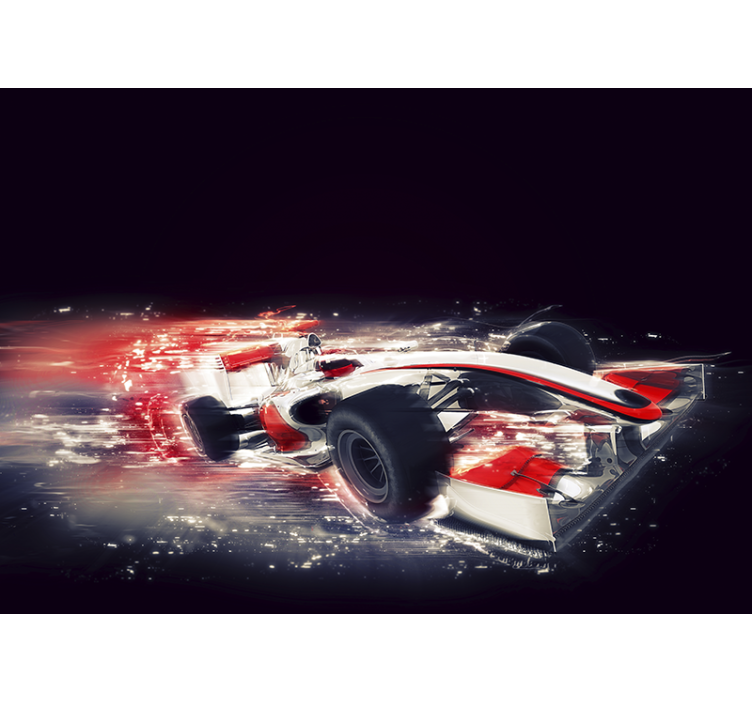 Bolide formula 1 autó falfestmény - TenStickers