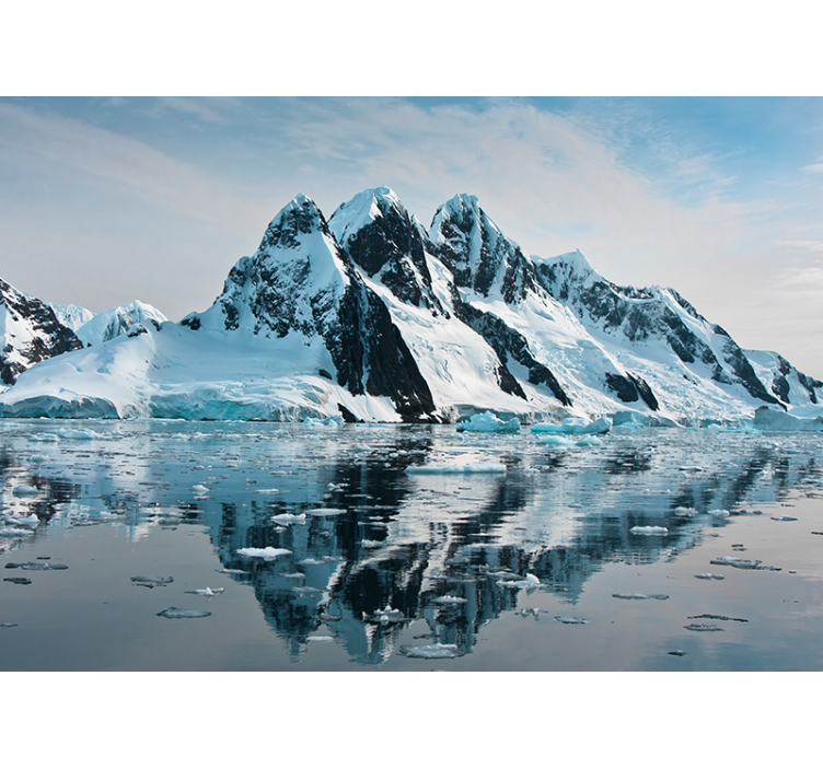 Fenséges havas csúcsok hegyi falfestmények - TenStickers