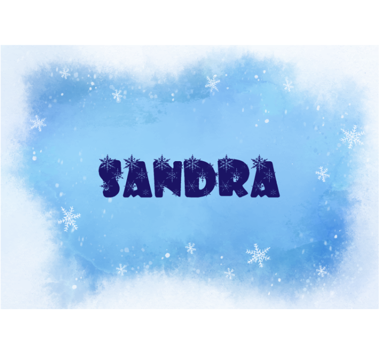 Testreszabható falfestmények névvel - TenStickers