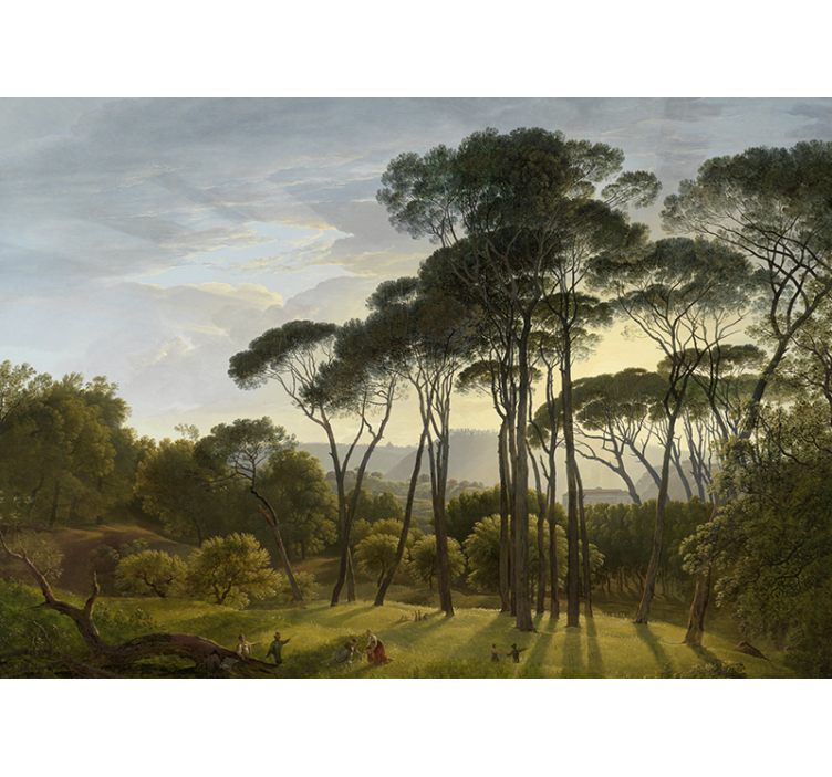 Erdei napsugarak Természeti falikárpitok - TenStickers