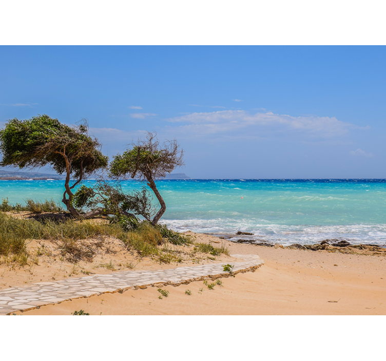 Derűs jelenetút Tengeri Falikárpit - TenStickers