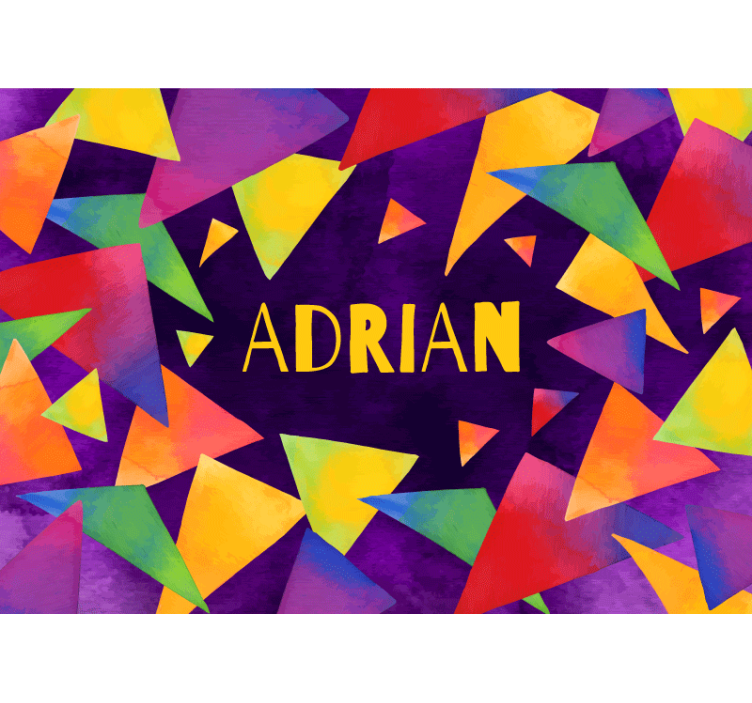 Egyedi geometriai alakzatok Gyermek hálószoba falfestmények - TenStickers