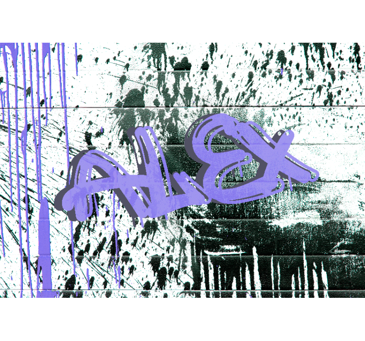 Személyre szabható városi művészet falfestmények - TenStickers