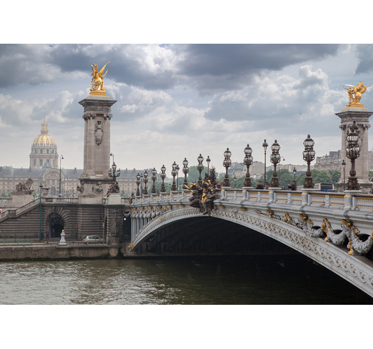 Pont alexandre iii kilátás Városi falfestmény - TenStickers