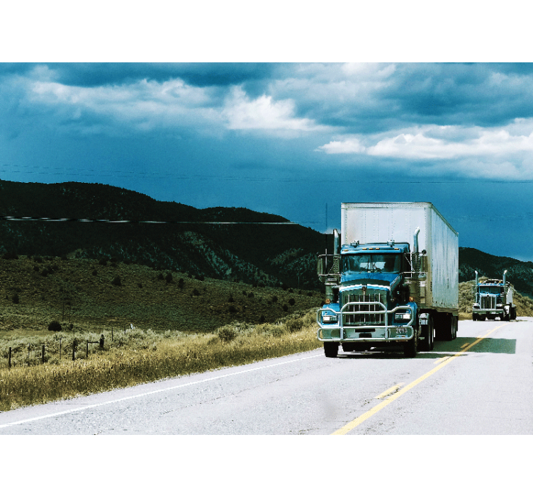 Motorok az autópályán Jármű fototapéta - TenStickers