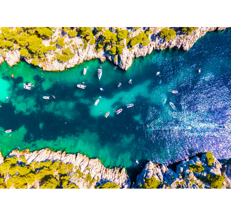 Légi parti kilátás Táj falfestmények - TenStickers