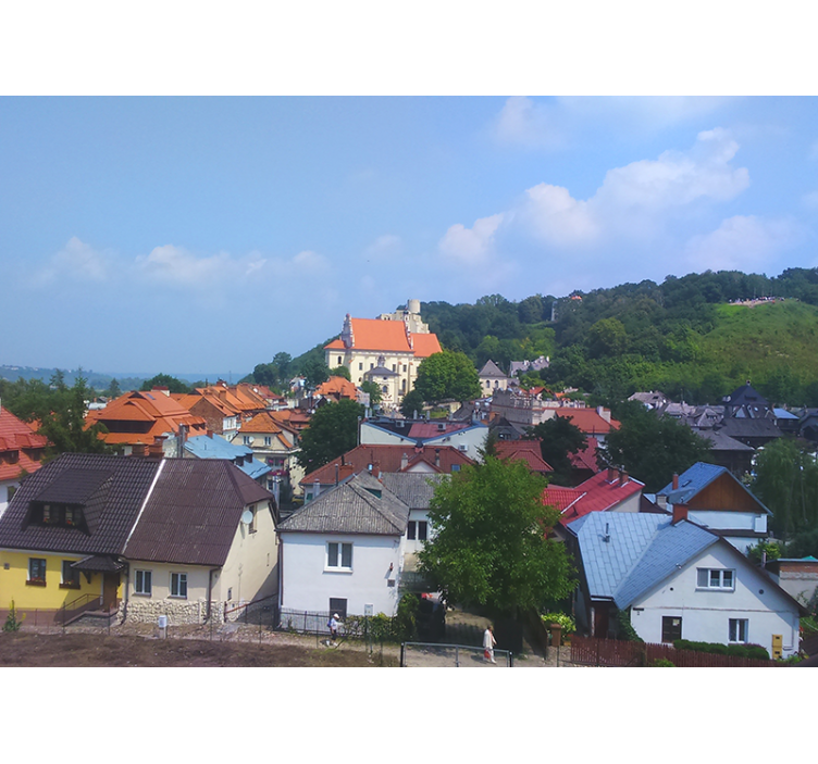 Bájos vidéki falu Városi falfestmény - TenStickers