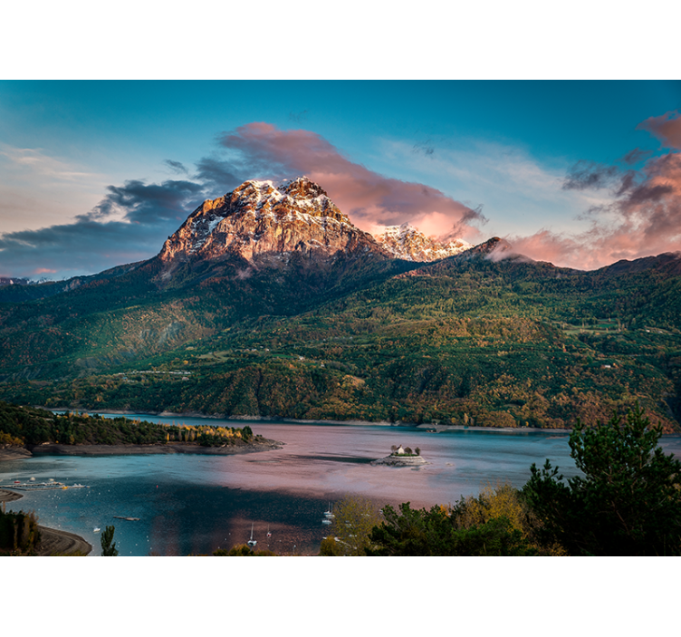 Grand alpine landscape - nagy alpok táj falfestmények - TenStickers