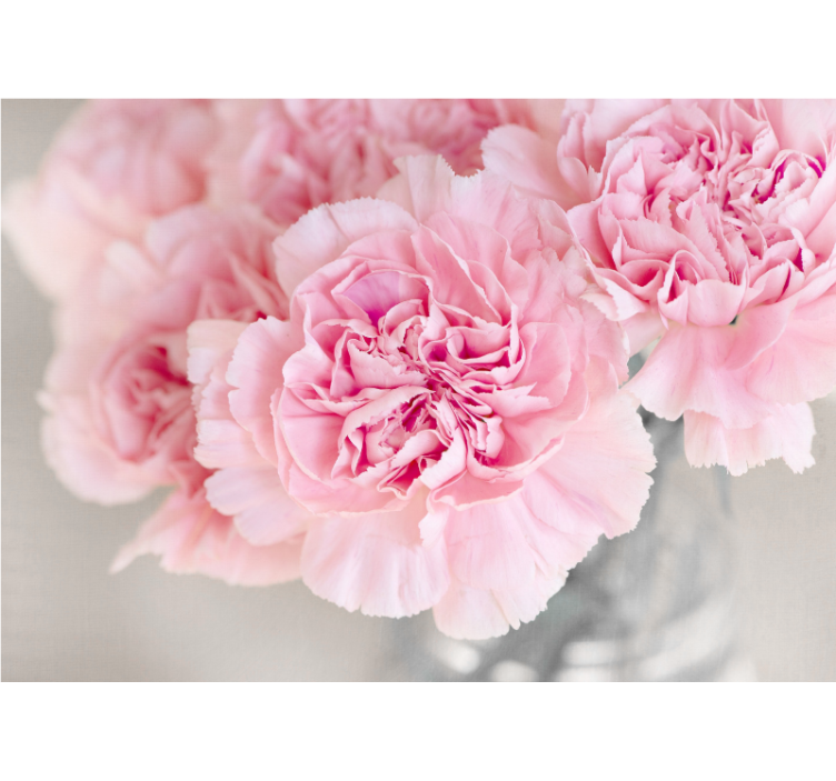 Bájos rózsaszín virágfalfestmények - TenStickers