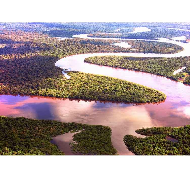 Kanyargós folyó táj falfestmények - TenStickers