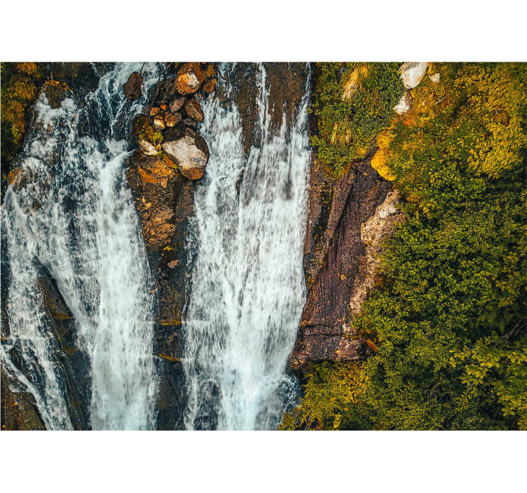 Grand cascade táj - vízesés festmény - TenStickers