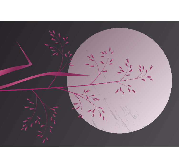 Zen környezet - nyugodt növényi motívum - TenStickers