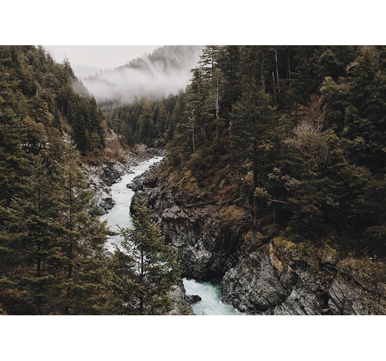 Fenséges folyó táj - természeti falikárpitok - TenStickers