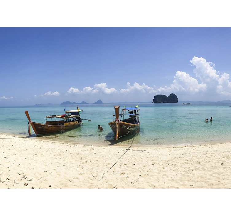 Trópusi tengerparti táj falfestmények - TenStickers