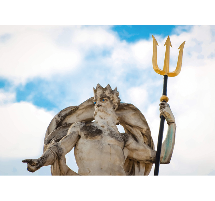 Mítikus Óceán uralkodó művészeti falfestmények - TenStickers