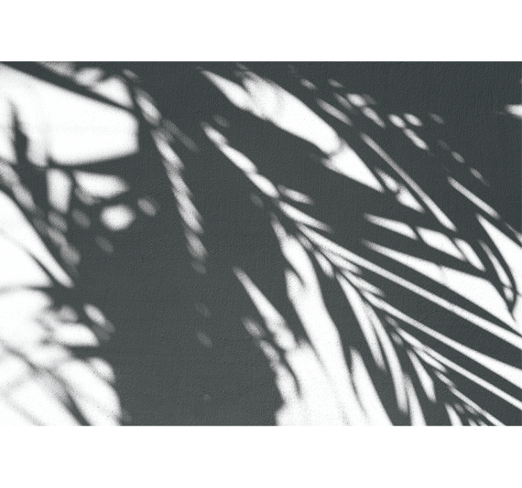 Sziluett pálmafa árnyék falfestmény - TenStickers