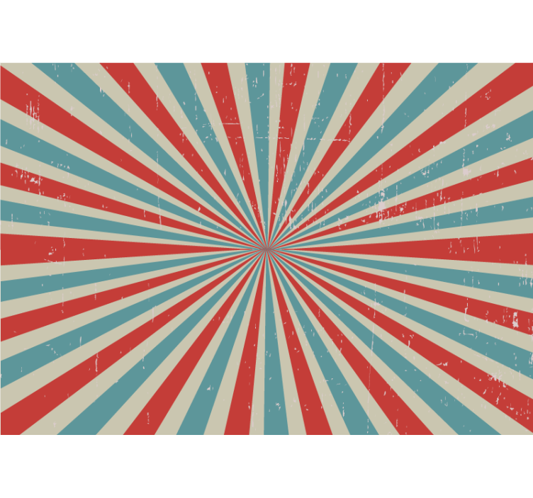 Sugárzó színrobbanás városi művészet falfestmények - TenStickers