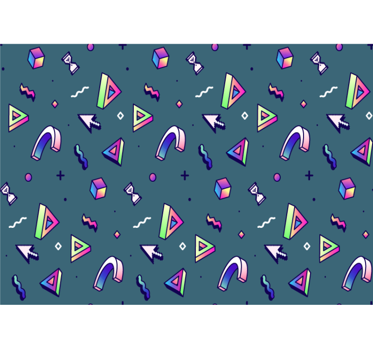 Szerelem falfestmények - geometriai formák felfedezése - TenStickers