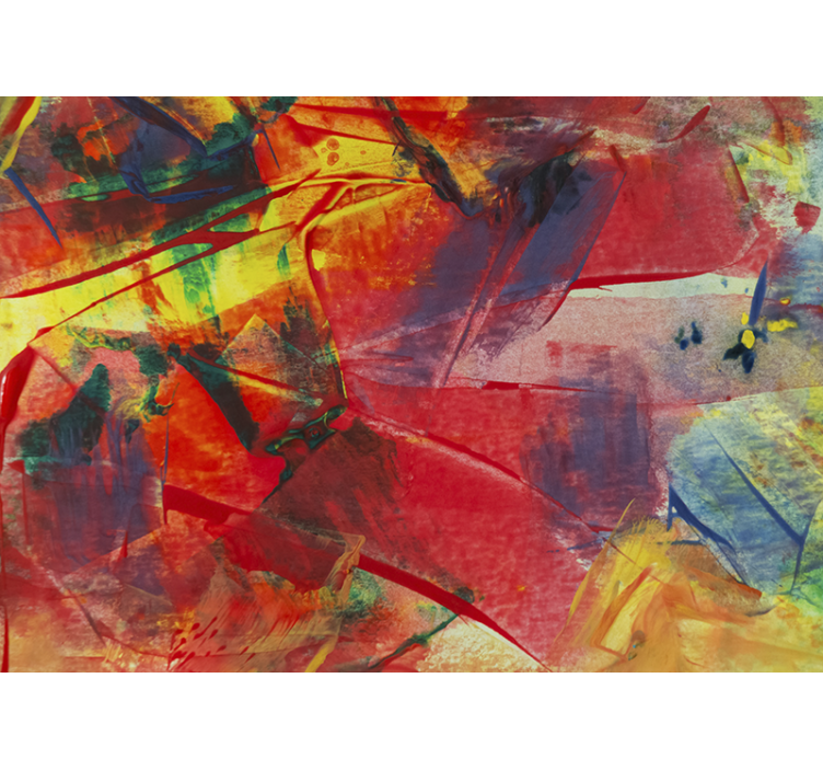 Dinamikus színfúzió absztrakt falfestmények - TenStickers