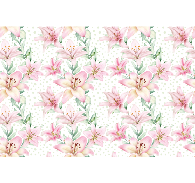 Finom liliom virág mák falfestmények - TenStickers