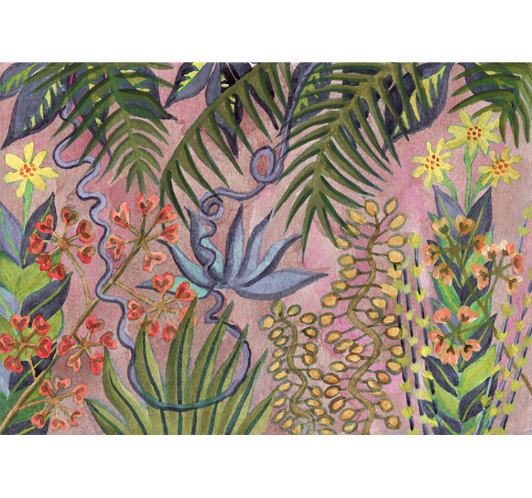 Tropical flora display természeti falikárpitok - TenStickers