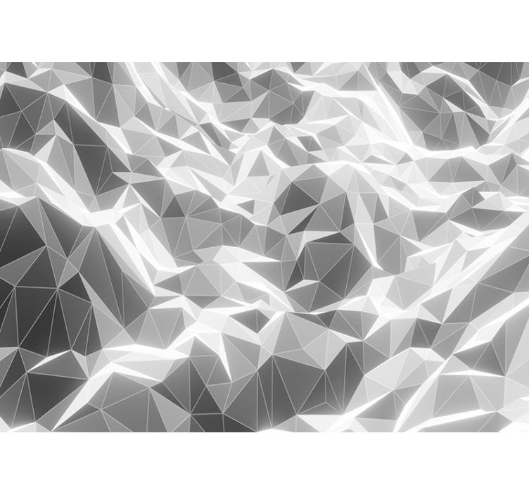 Absztrakt falfestmények geometrikus kőmintával - TenStickers