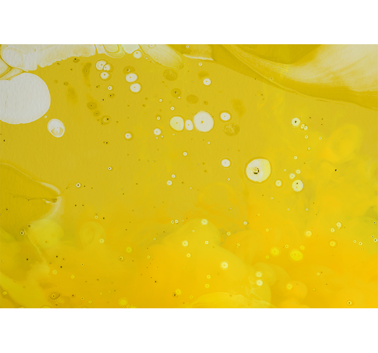 Kavarogó sárga minták absztrakt falfestmények - TenStickers