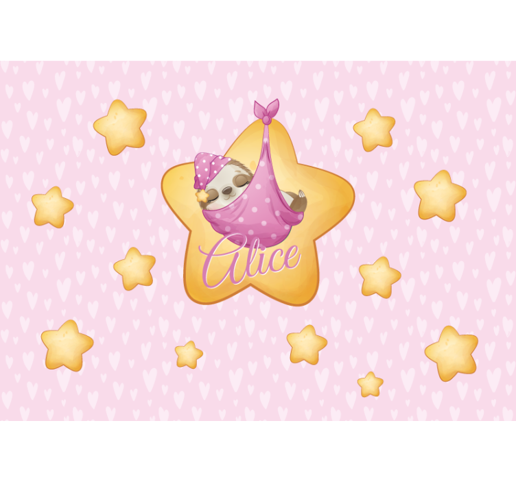 Lassúmozgás a csillagban óvoda falfestmények - TenStickers