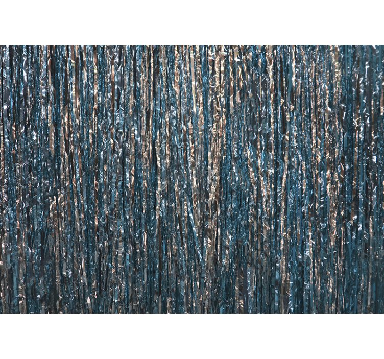 Csillogó kék karácsonyi dekoráció karácsonyi falfestmény - TenStickers