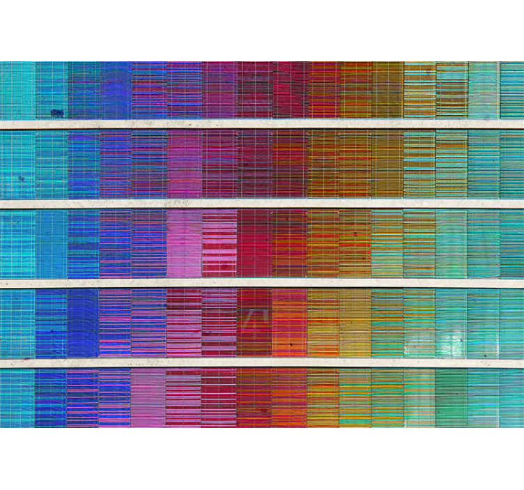 Színspektrum elrendezés - absztrakt falfestmények - TenStickers