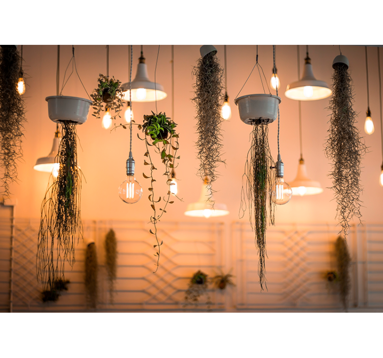 Természeti falikárpitok zöld növényi kiegészítők - TenStickers