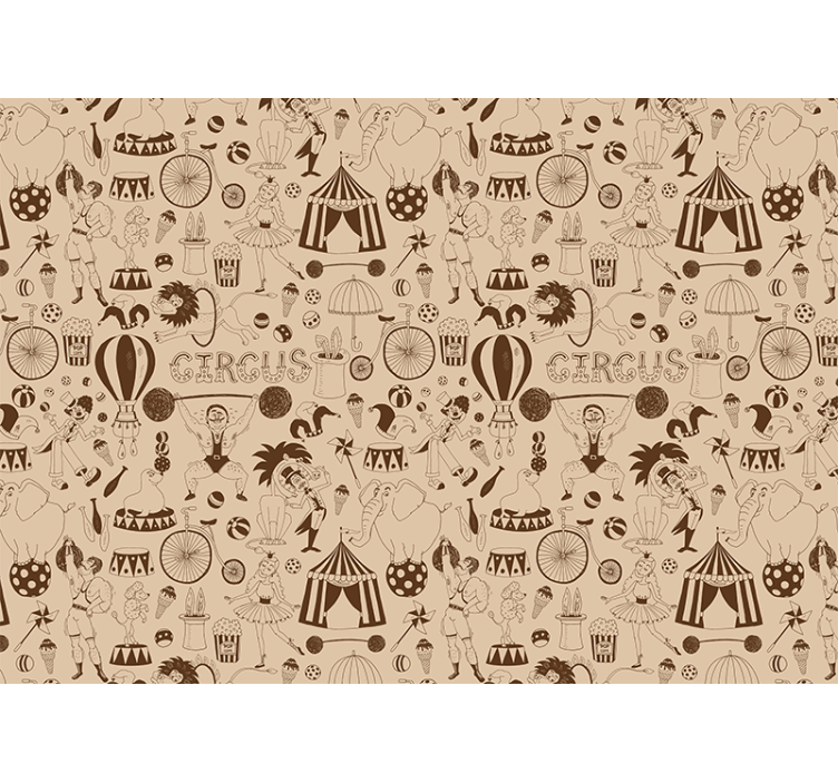 Emberek falfestmények cirkuszi előadóművészet - TenStickers