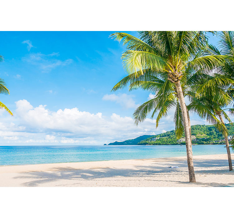 Trópusi tengerparti menedék természeti falikárpitok - TenStickers