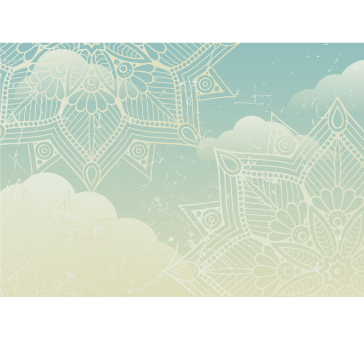 Bonyolult geometriai minták mandala falfestmények - TenStickers