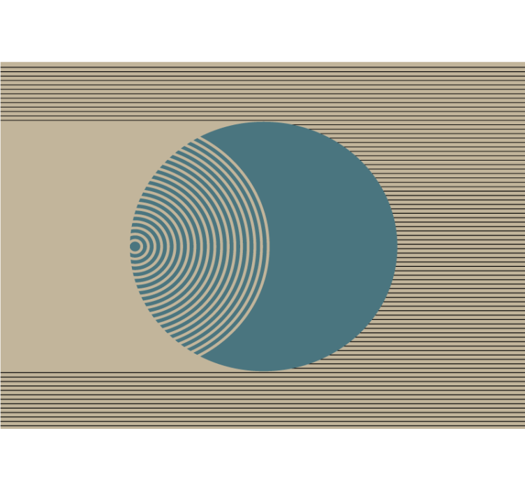 Geometriai kör minta Absztrakt fototapéta - TenStickers